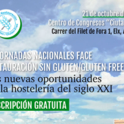 III Jornadas Nacionales FACE Restauración Sin Gluten, el próximo 21 de octubre en Elche